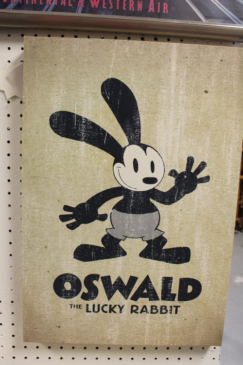 Oswald the Lucky Rabbit Vintage-Style Wall Art