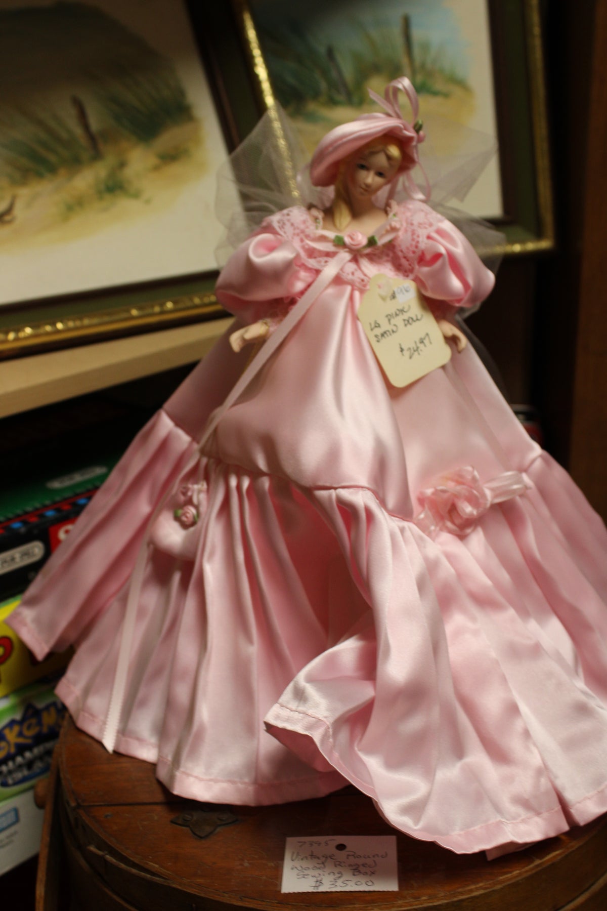 Vintage La Princess Pink Porcelain Doll